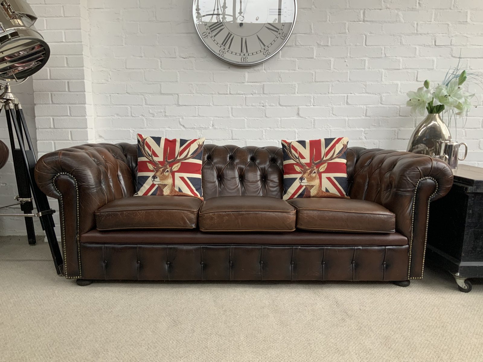 Stunning Vintage Chesterfield Sofa…..SOLD.