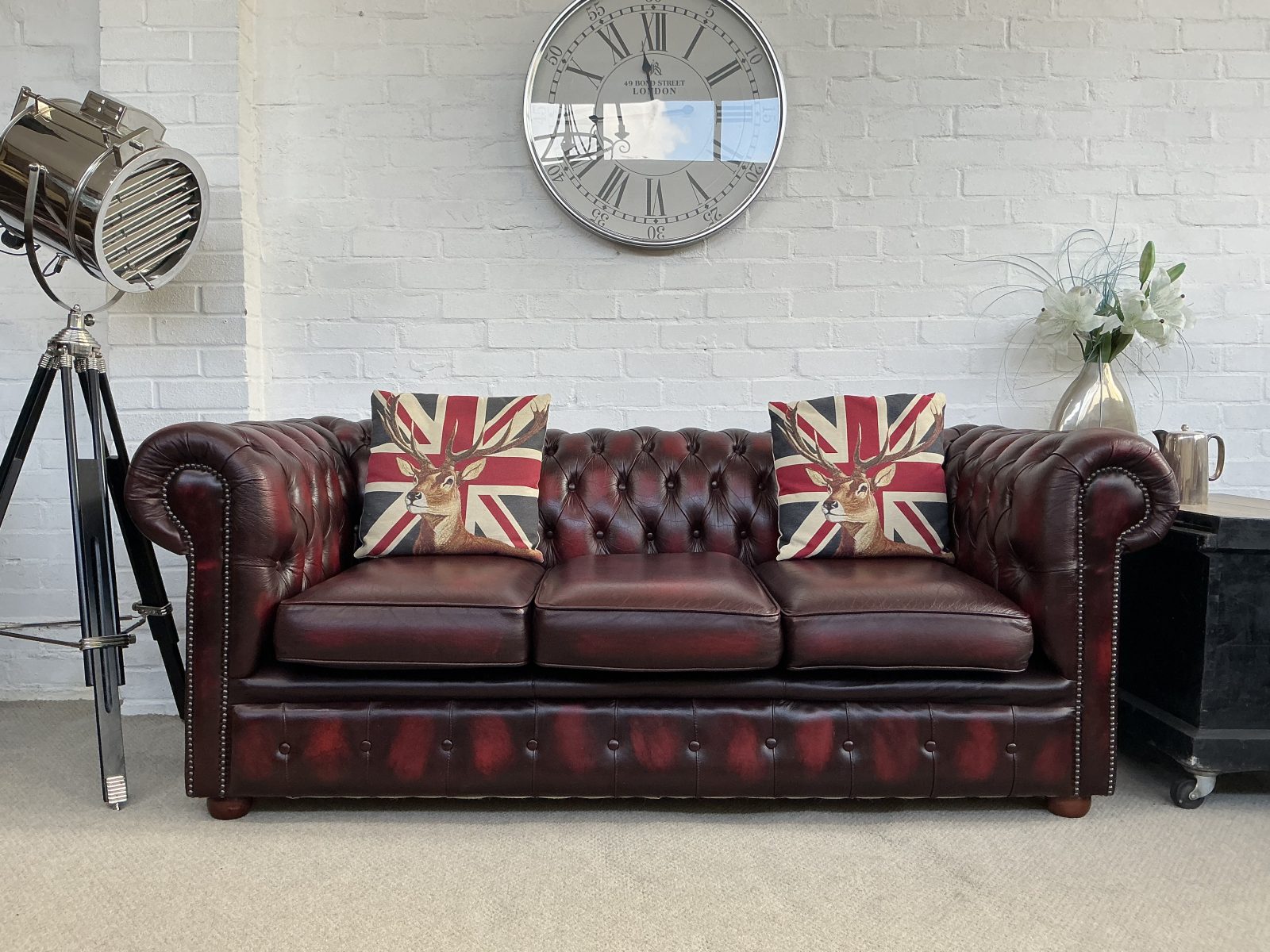 Classic Chesterfield Sofa.