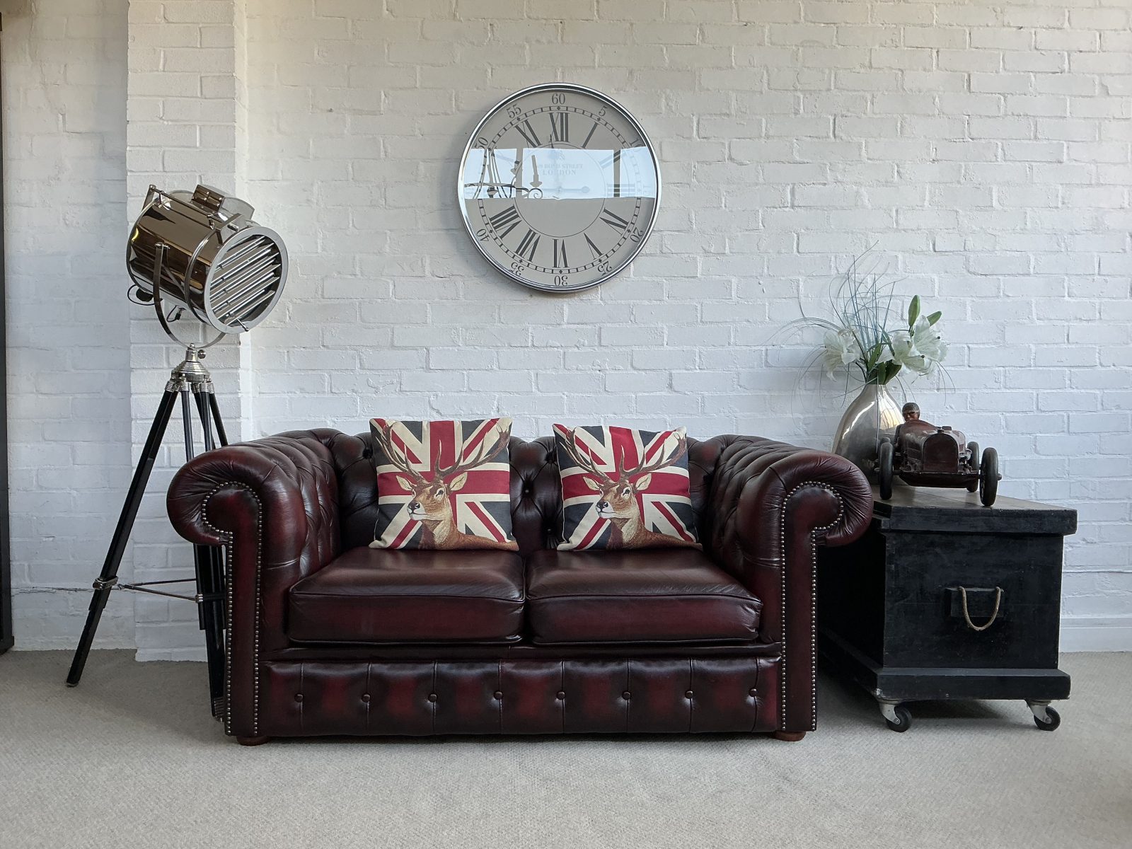 Classic Chesterfield Sofa.