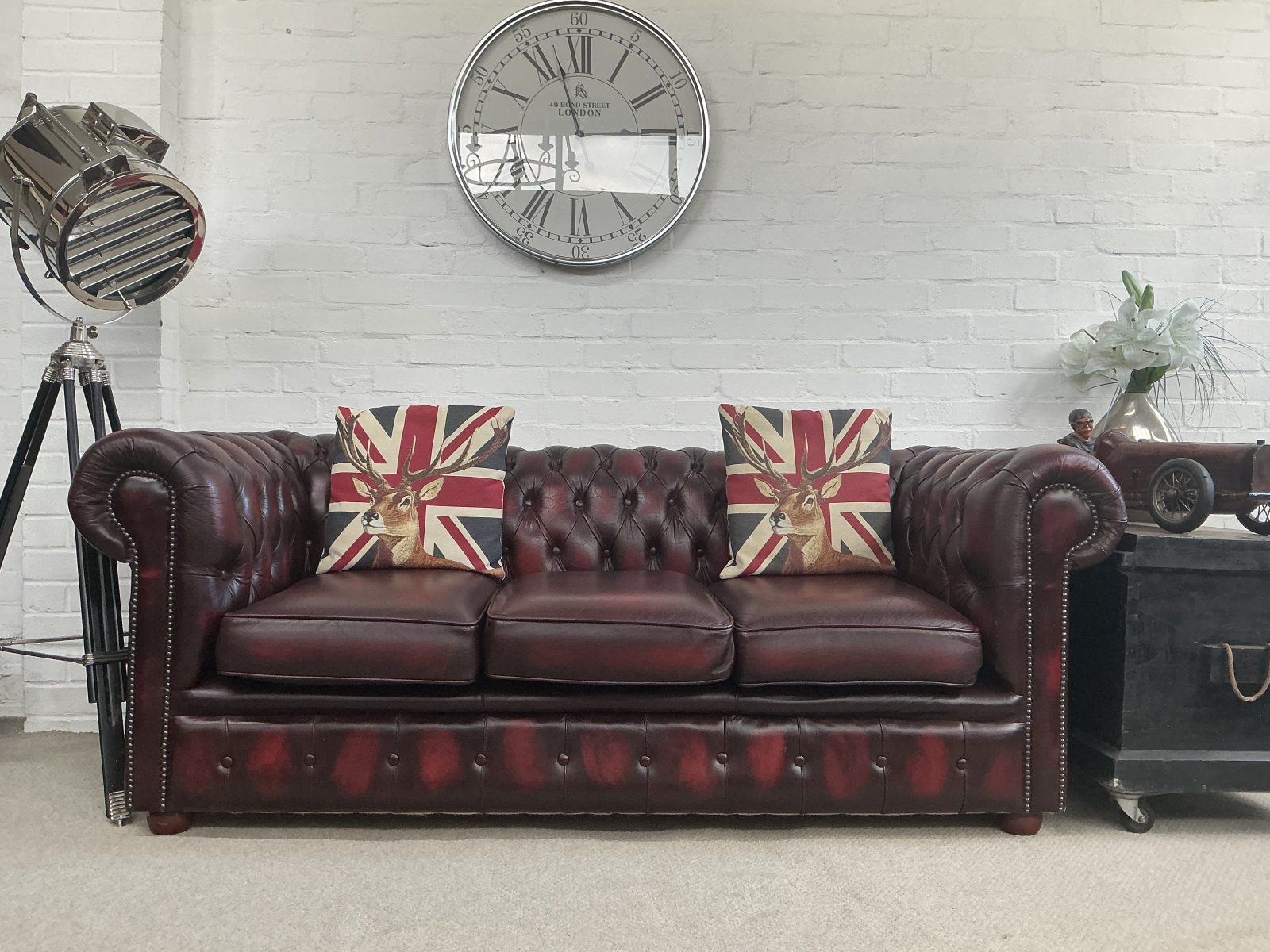 Classic Chesterfield Sofa.